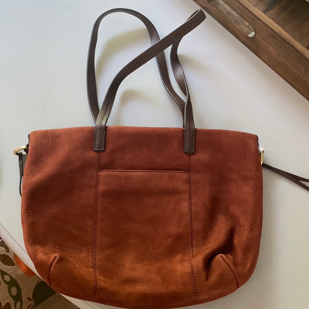HOBO Cecily Leather Tote Bag In Cinnabar